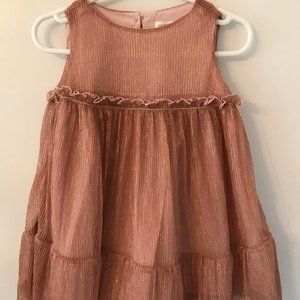 Gymboree Rose Gold Girls 6-12M Dress